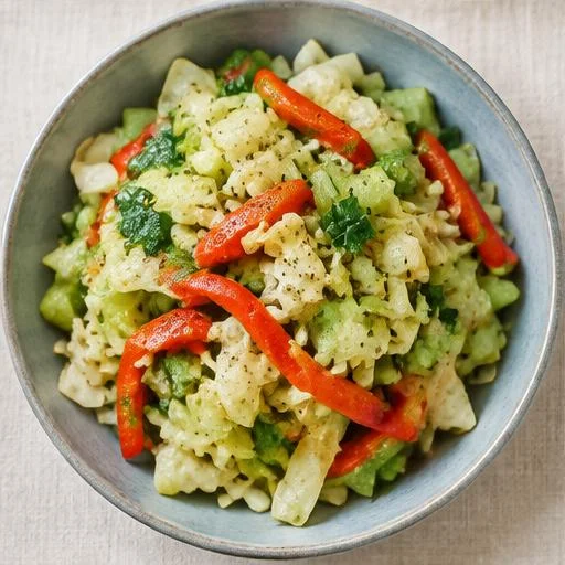 Illustrative food photograph for Cabbage–Celery Pepper Fry